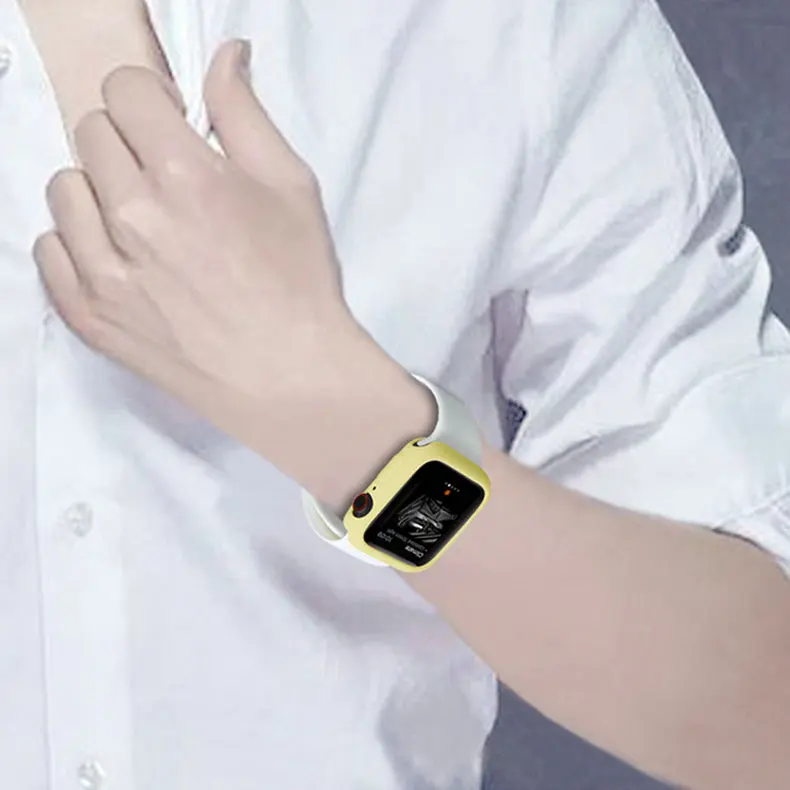 Чехол для часов для Apple watch чехол 4 5 44 мм 40 мм, 42 мм, 38 мм, версия наручных часов iWatch, 5/4/3/2/1 Бампер протектор устойчивый к царапинам ударопрочный чехол