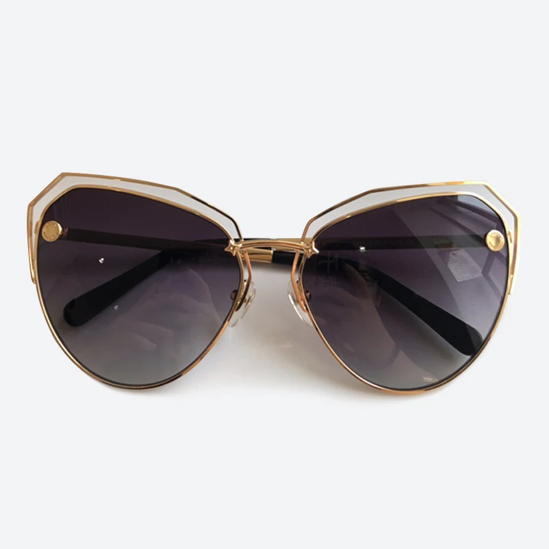No.1 Sunglasses Винтажные женские солнцезащитные очки "кошачий глаз" UV400, фирменный дизайн, оправа из сплава, ретро очки, Oculos De Sol - Цвет линз: No.1 Sunglasses