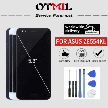 

5.5"Original For ASUS Zenfone 4 ZE554KL LCD Display Touch Screen with Frame Digitizer Assembly For ASUS Z01KD LCD ZE554KL Screen