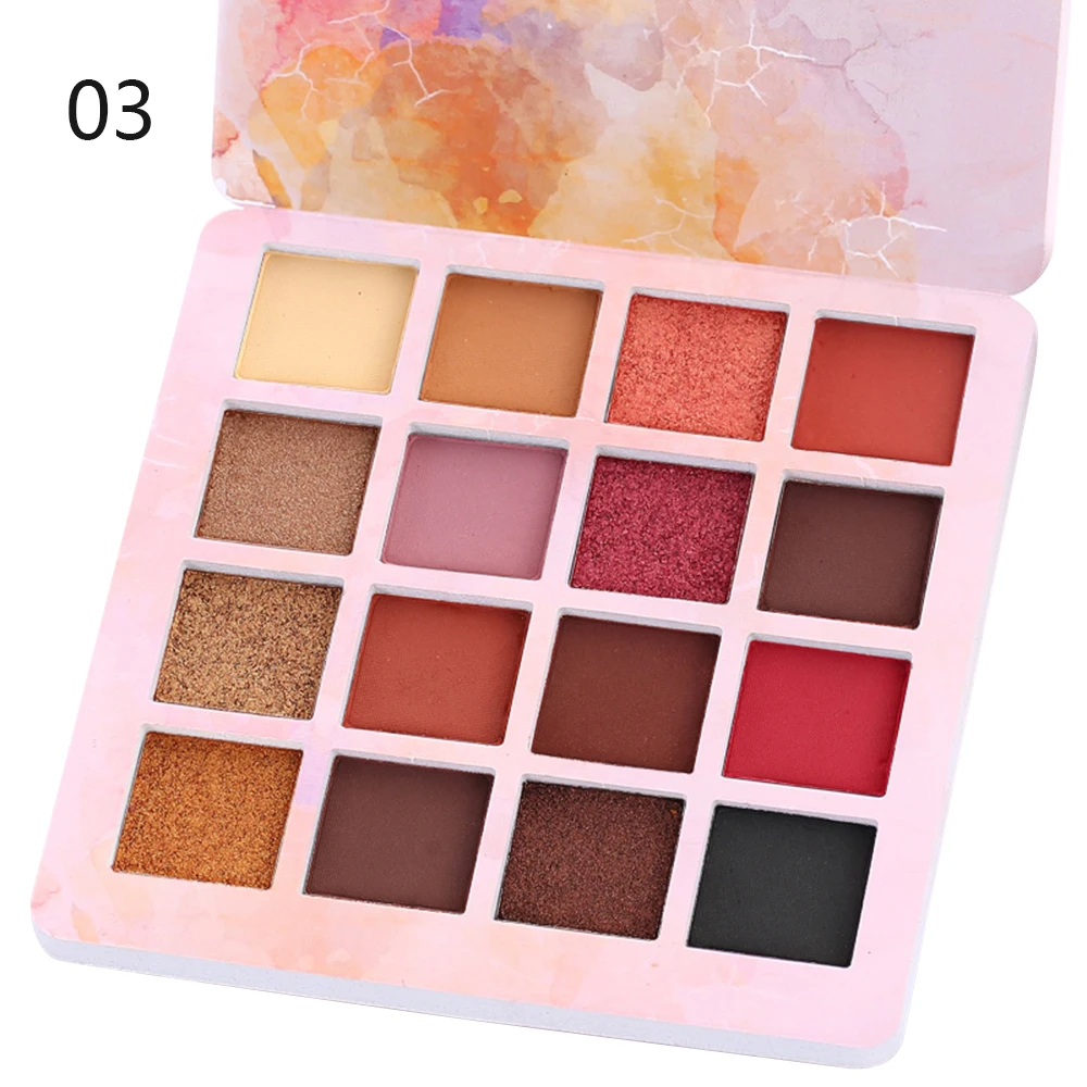 Manooby 15-color матовые тени для век палитра макияж водонепроницаемый стойкий металлик тени для век натуральный - Цвет: 003