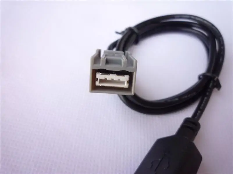 200 шт. Автомобильный USB Кабельный адаптер удлинитель провода для Honda Mitsubishi 2009 вперед аудио медиа музыкальный интерфейс детали для отделки автомобиля