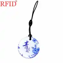 UID S50 1K 13,56 Mhz перезаписываемая карта сменный брелок RFID брелок круговой клей жетон дубликат клон значок карта 1 шт