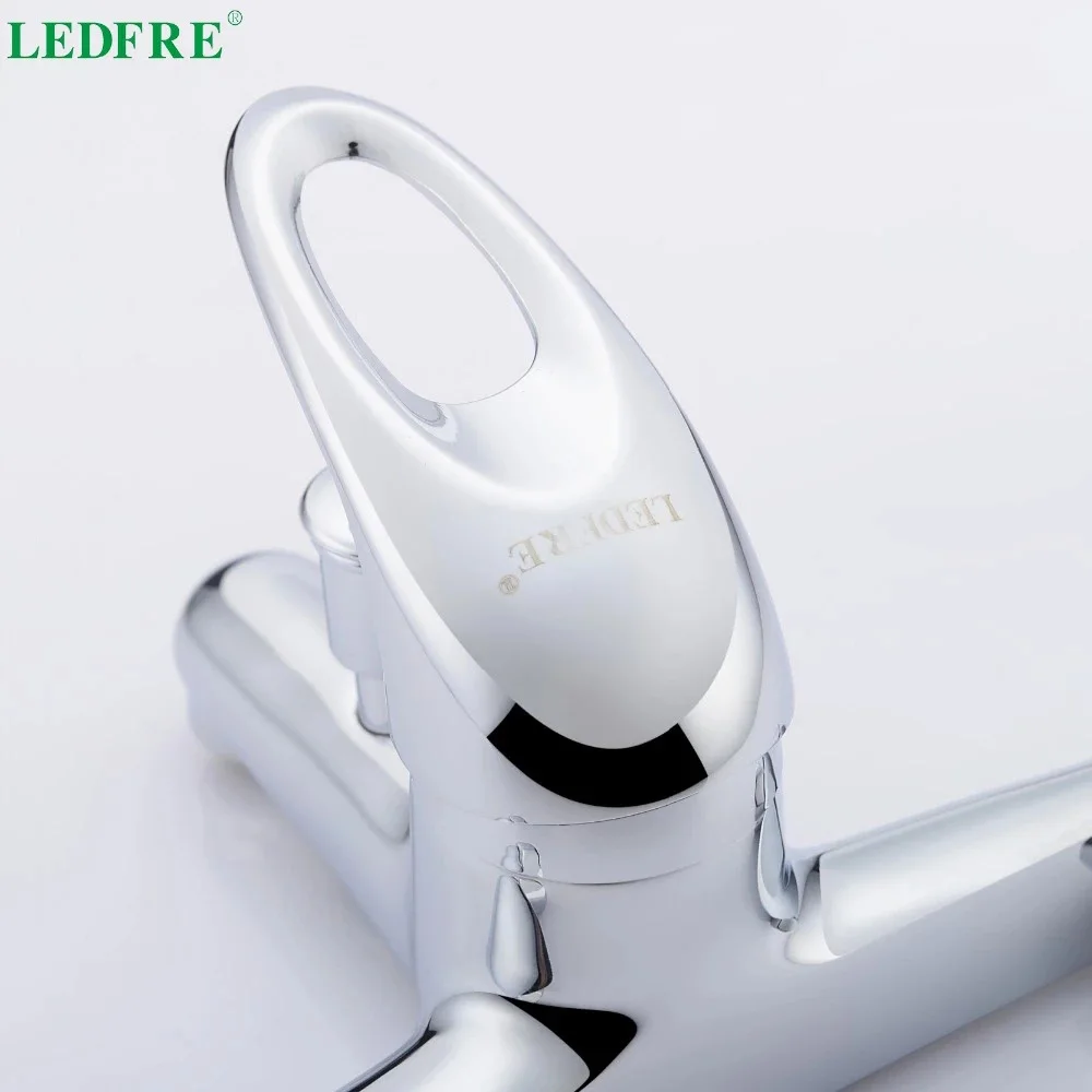 LEDFRE одноступенчатая Одноручная ванная комната кран горячей и холодной воды