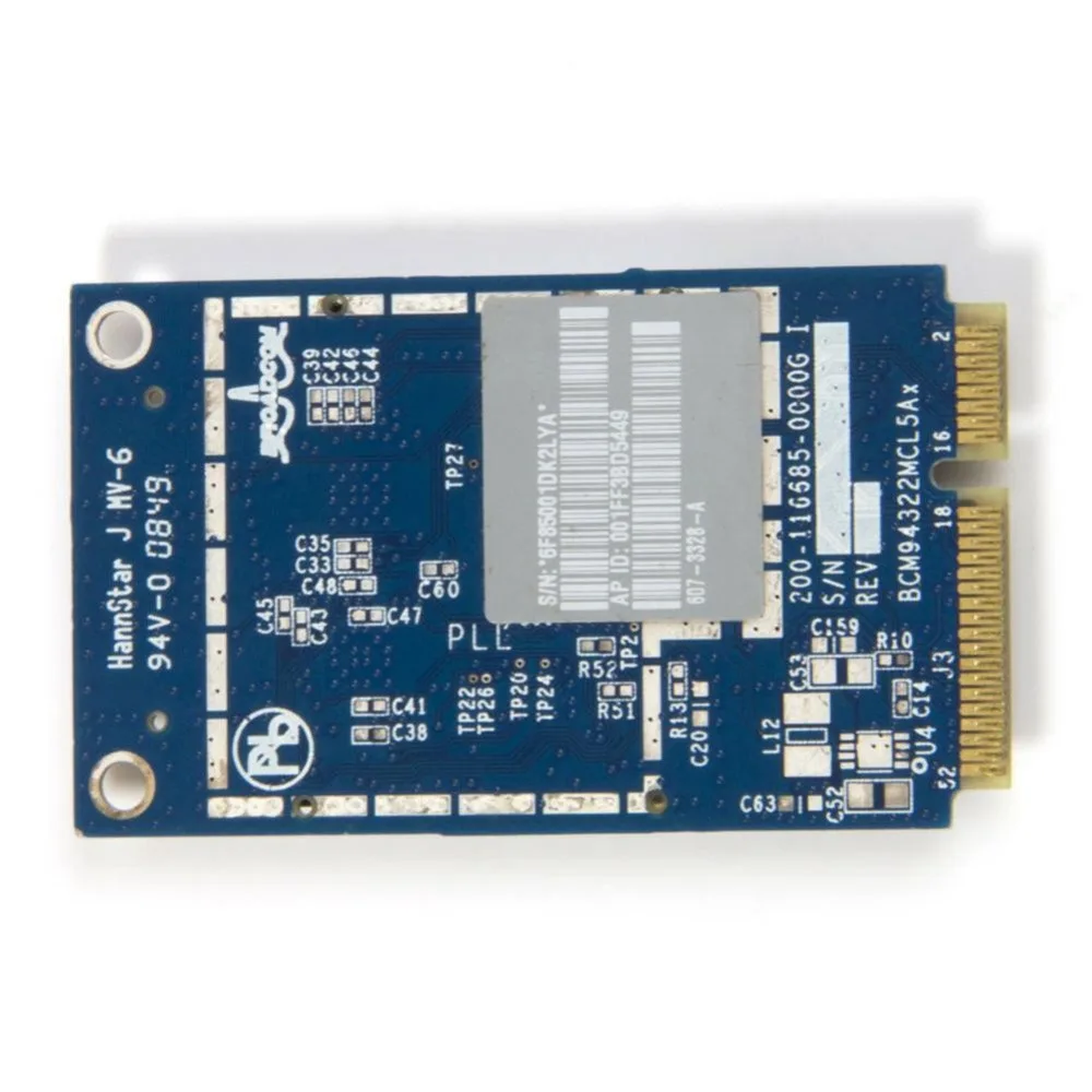 BCM94322MC Airport Extreme Wireless WIFI Card For All Pro MB988Z/A high speed PCI-E Mini Wlan network Card Support OS