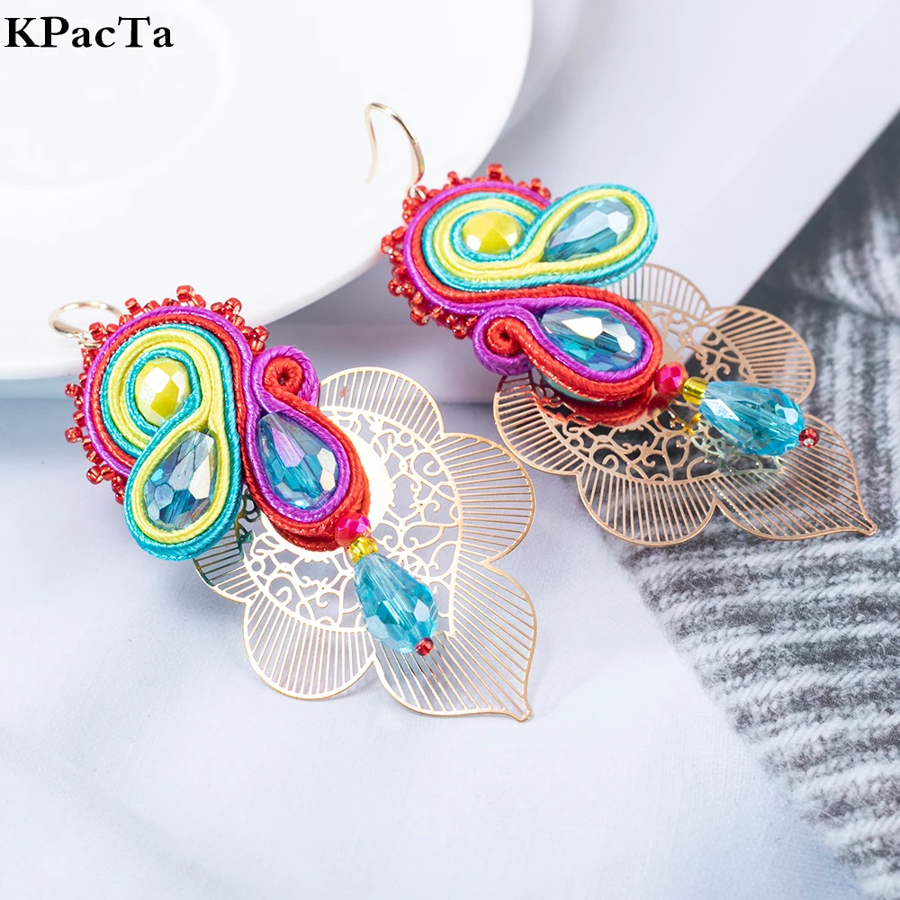 

New Fashion Flower pattern Drop Hanging Earrings for Women Elegant Earring Stylish Jewelry Wedding Accessories Personality Gift