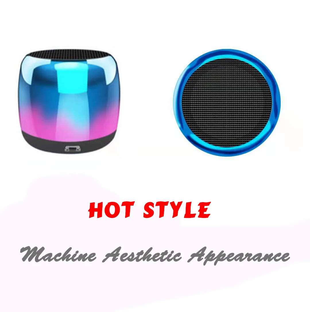 Mini Bluetooth Speaker Metal Case gift Potable Wireless Metal Loud speaker Super Bass Stereo Sound Speaker