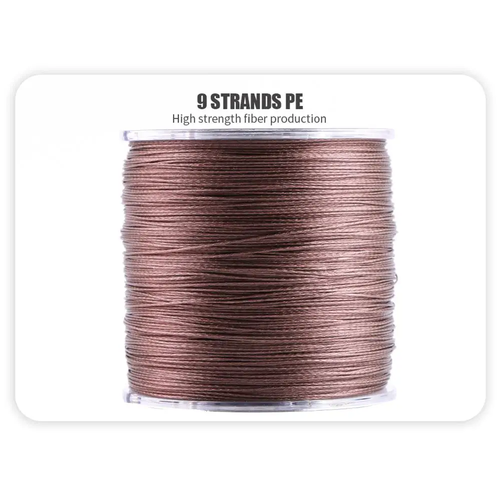 GloryStar ANGRYFISH Diominate X9 PE Line 9 прядей плетеная 500 м/547 ярдов супер сильная леска 15LB-100LB серая