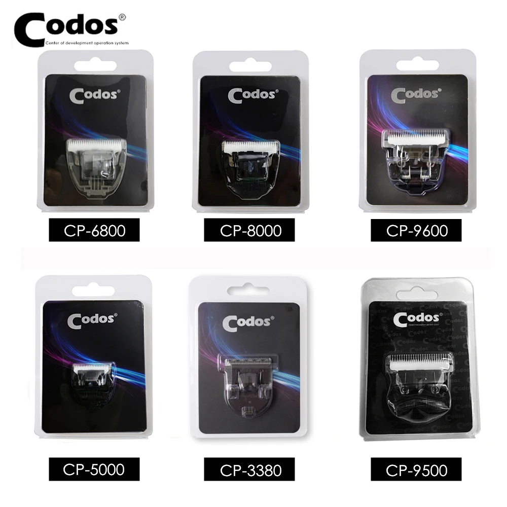Original Codos Ceramic Steel Blade Apply to CP6800 CP8000 CP9600 CP9500/5000/5200/3380 KP3000 Pet Hair Trimmer Cutter Head Knife hair trimmer pet clipper pet hair trimmer