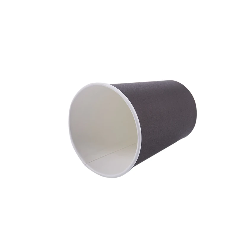 20 Paper Cups(9oz)- Plain Solid Colours Birthday Party Tableware Catering(black