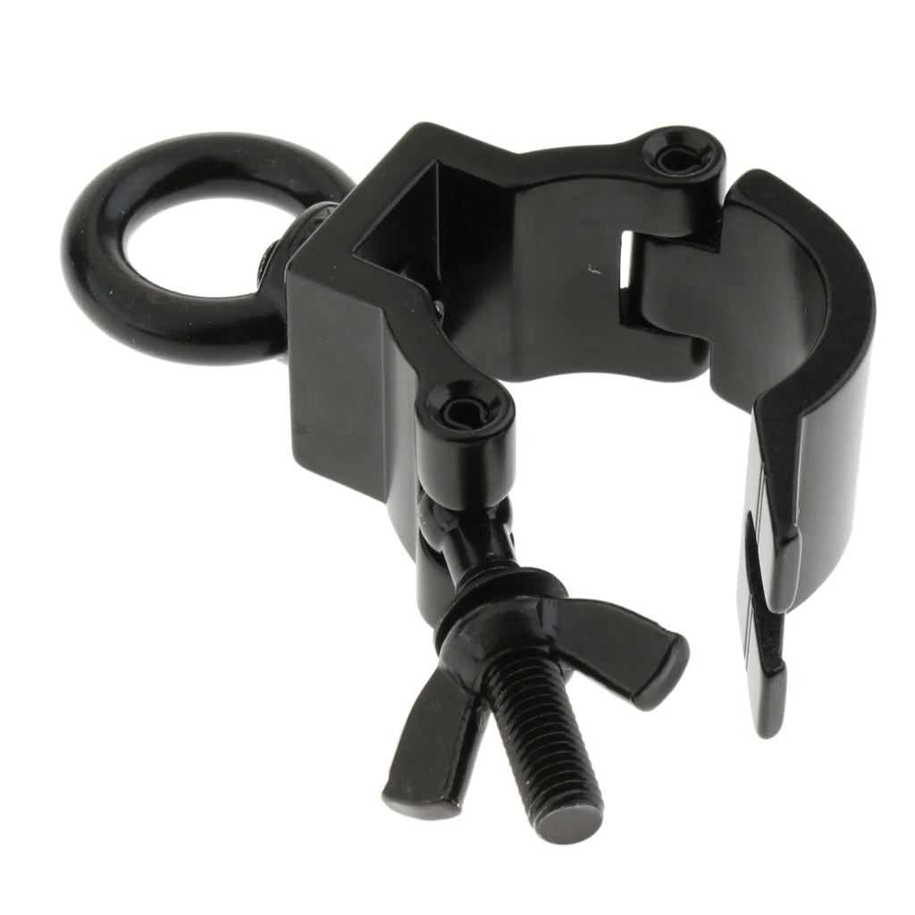 Heavy Duty 75kg Stage Light Hook Clamp Fit 32mm-35mm OD Tubing Pipe 11x3cm