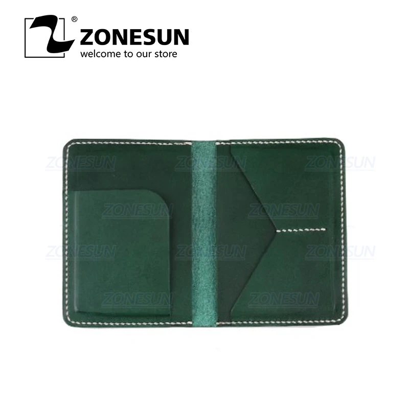 ZONESUN S2 Обложка для паспорта изготовленный на заказ кожаный Режущий инструмент