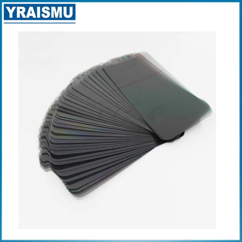 

High quality 5pcs For iphone X XR XS MAX 5 6 6s 7 8 plus LCD Polarizer Film Polarization Film Polarized Light Film