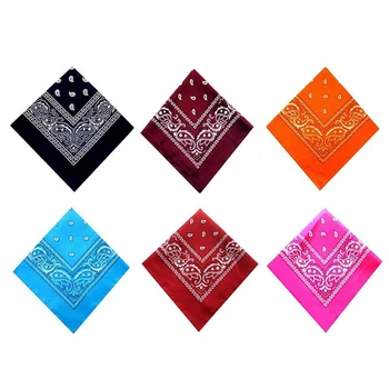 

1pc Newest hip-hop Bandanas For Male Female Head Scarf Scarves Wristband Vintage Pocket Towel Hot Selling