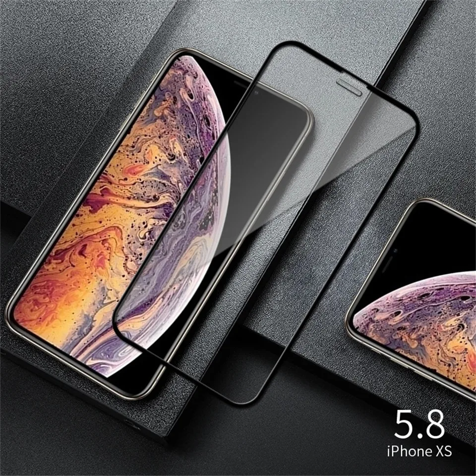 2 шт. полное покрытие закаленное стекло Защита экрана для iPhone 11/Pro/Max 3D изогнутая
