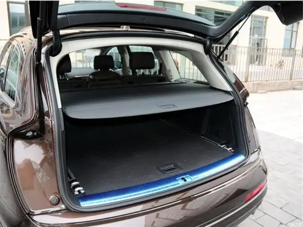 Для Audi Q7 Задняя Крышка багажника для багажника, защитная Защита высокого качества, авто аксессуары, черный, бежевый, серый