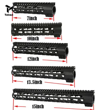 

4''7''10''12''13.5”15.25''Handguard Keymod Rail Picatinny Free Float Mount System For Airsoft AEGHunting Black
