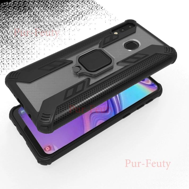 Чехол для samsung Galaxy M20 силиконовый защитный бампер противоударный Модный чехол для samsung SM-m205F/DS m205 M 20 20M металлическое кольцо