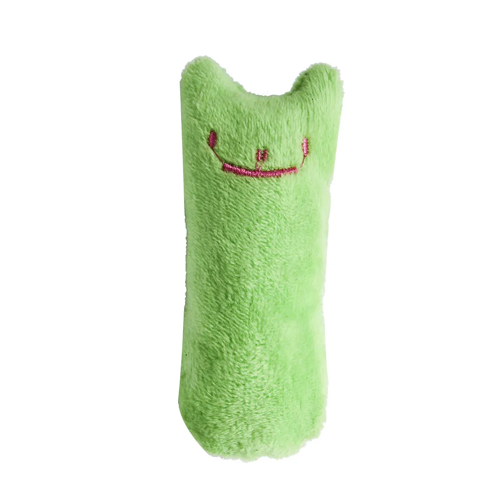 homemade cat toys Teeth Grinding Catnip Toys Funny Interactive Plush Cat Toy Pet Kitten Chewing Vocal Toy Claws Thumb Bite Cat mint For Cats hot pet toys best of sale Toys