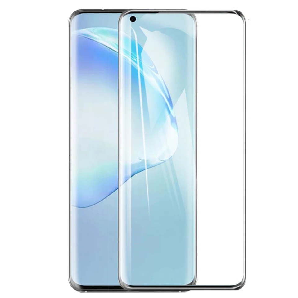 10Pcs/Lot 3D Full Curved Edge Protective Glass for Samsung Galaxy S20 S21 Ultra S22 Plus Tempered Glass Screen Protector Film