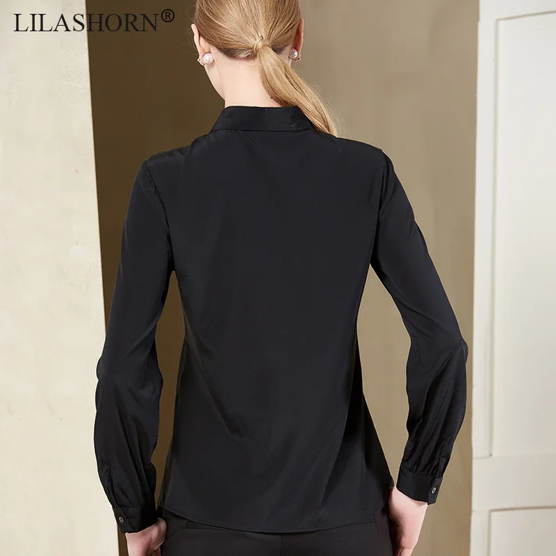 women s blouses and tops silk floral office formal casual shirts plus large size 2019 summer sexy H