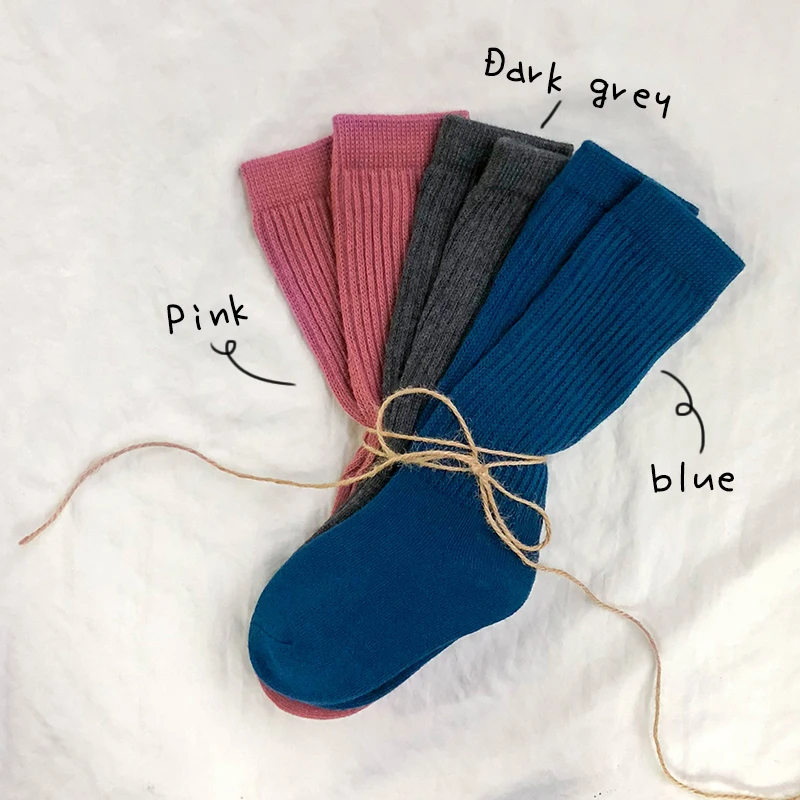 3 пар/лот, детские носки, осенне-зимние цветные полосатые детские хлопковые носки без пятки для мальчиков и девочек 3-12 лет - Цвет: 1