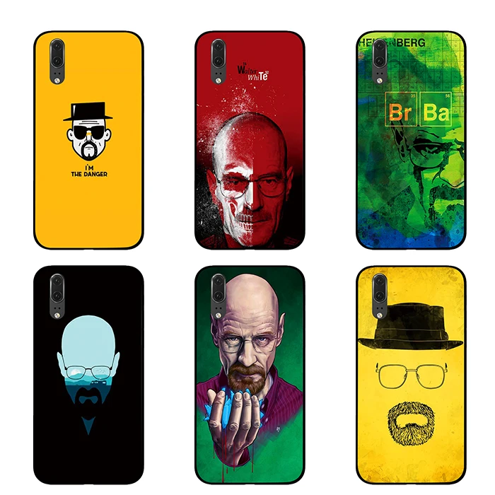 Walter Breaking Bad черный чехол для телефона huawei P30 P20 mate 10 20 Pro Lite Nova 3 4 3i чехол