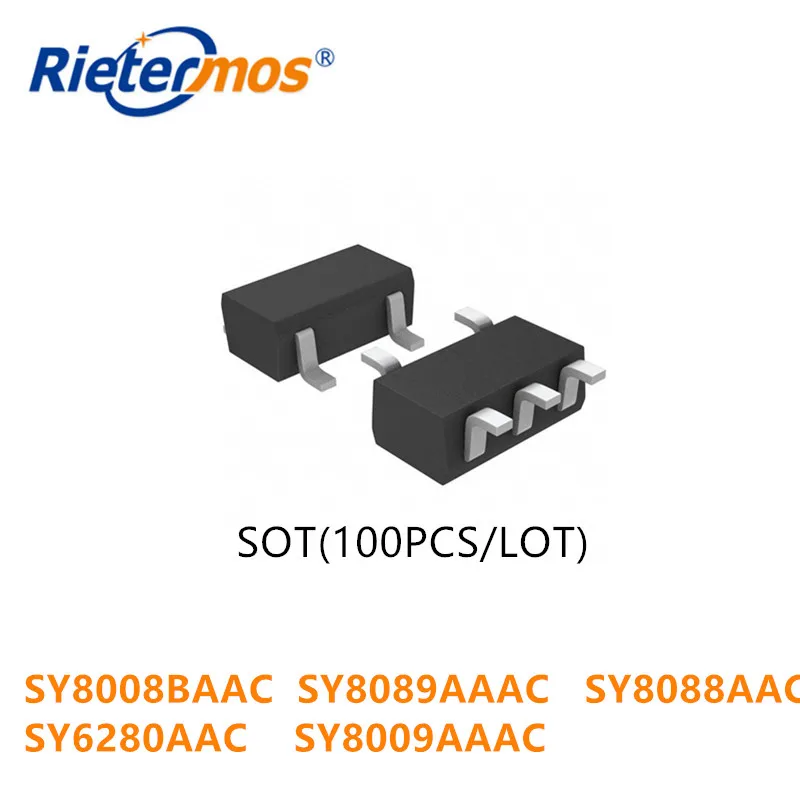 100 шт. SY8008BAAC SY8008 SY8089AAAC SY8089 SY8088AAC SY8088 SY6280AAC SY6280 SY8009AAAC SY8009 SOT23-5 оригинал | Электроника