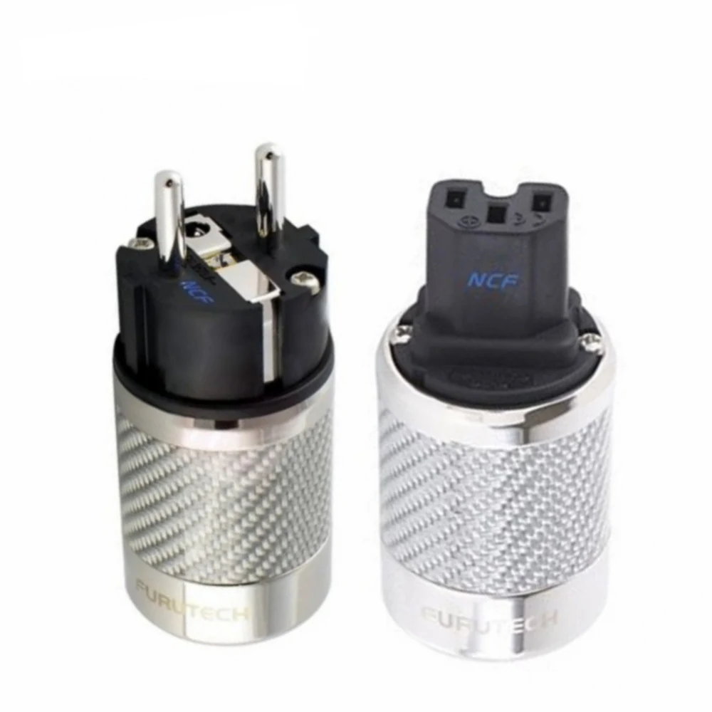 Furutech FI-E50/FI-50 NCF Nano Schukostecker кристалл питания родиевое покрытие питания вилка класса high end коробка матихур 15А 125 в