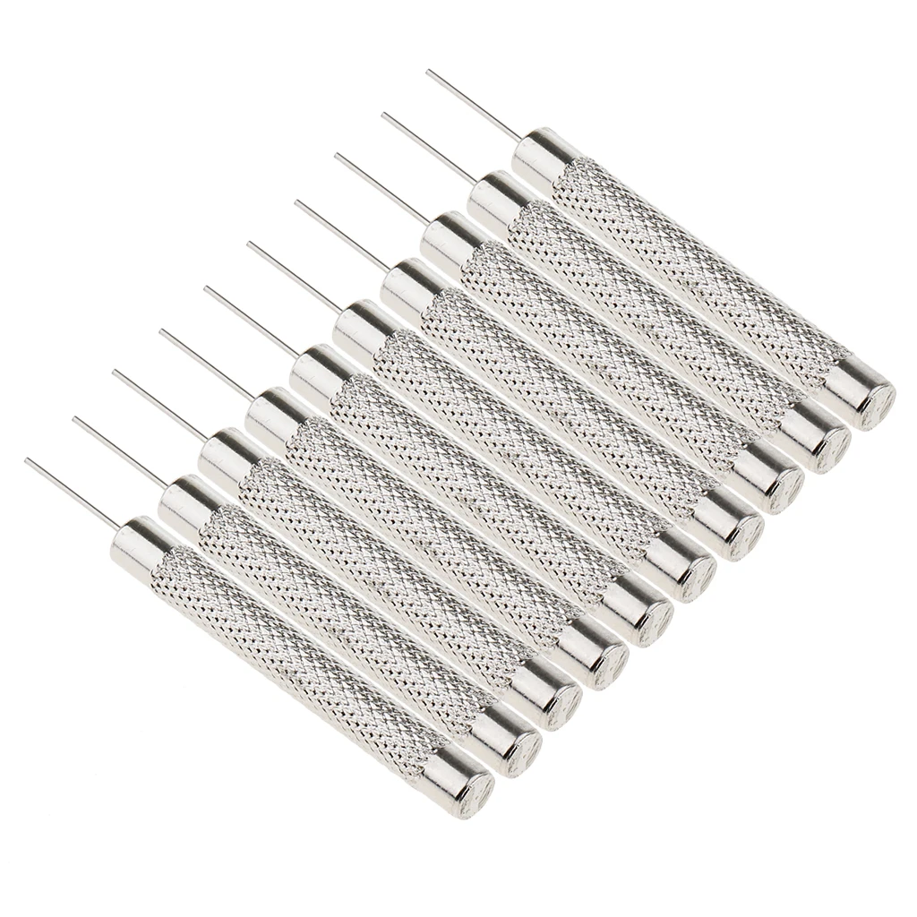 10Pcs Watch Band Strap Bracelet Pin Link Remover Repair Tool Pin Punch 0.7mm Watchmaker Spare Parts