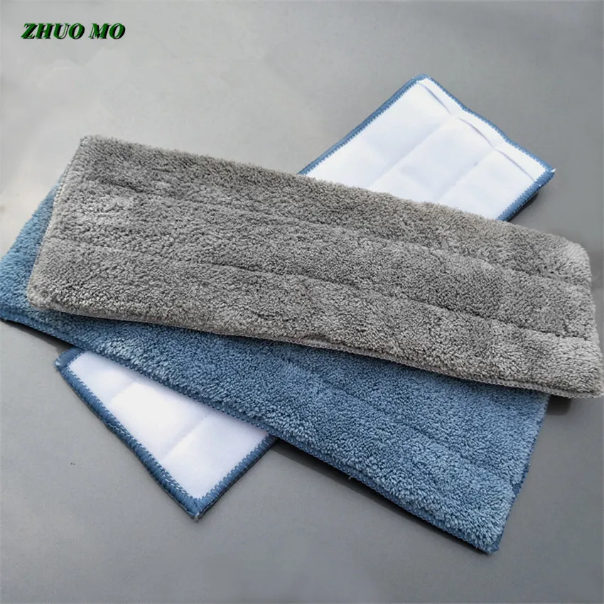 3pcs 43*15cm Mop Head Cloth Absorbent Coral Microfiber Cleaning Cloth
