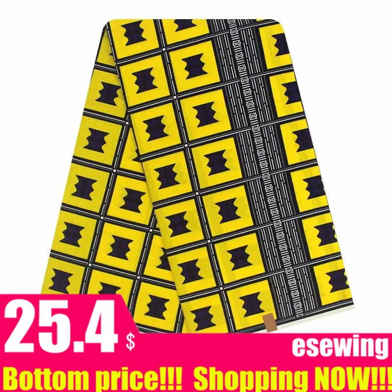 Tqdновое поступление хлопок африканская восковая ткань настоящий голландский воск 6 ярдов/шт для свадебного рождественского платья