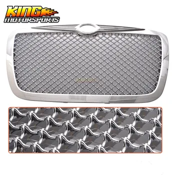 

Fit For 05-10 Chrysler 300 300C Mesh Style Front Grille Grill With B logo Chrome