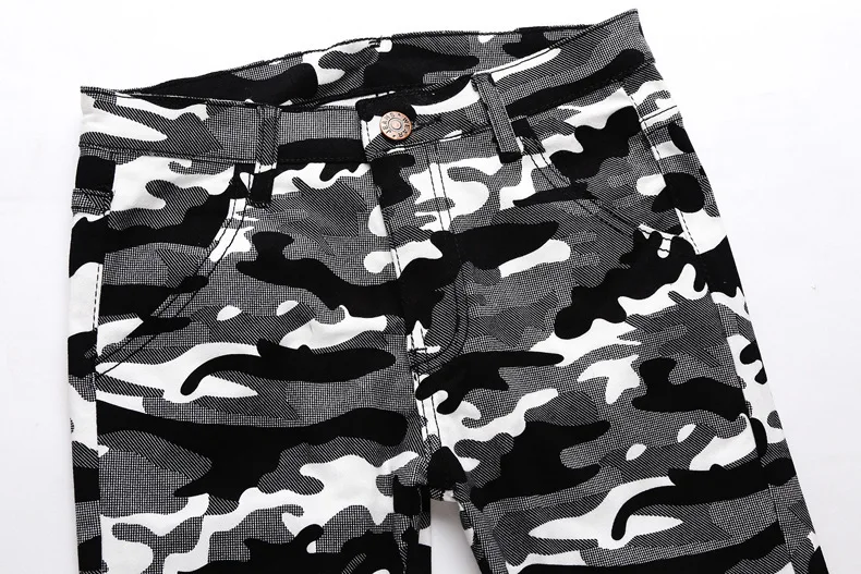 New Style Foreign Trade Camouflage MEN'S Casual Pants Trousers MEN'S Trousers Hollow out Figure Flower Pants K01