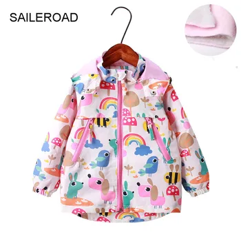 

SAILEROAD Heavy Outwear 2020 Children Winter Thicker Girls Coat Kids Coat Fit 3-9Years for Winter Autumn Kids Wear Hoodies