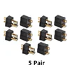 10/20 Pair Black Mini Deans Micro T-Plug Connectors Male & Female For RC LiPo Battery ► Photo 3/5