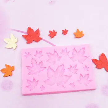 

Maple Leaf Shape Silicone Cake Mold Kitchen Baking Pastry Accessories Bakeware Tools For Chocolate Candy Fondant Mold Decor D0V8