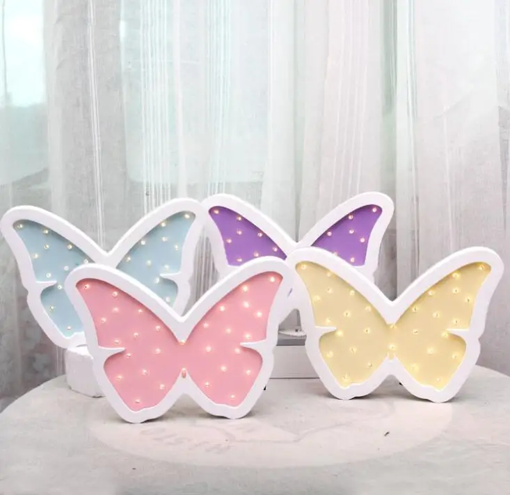 

Butterfly Night Light Cartoon led Light Wall Decoration of Children's Room