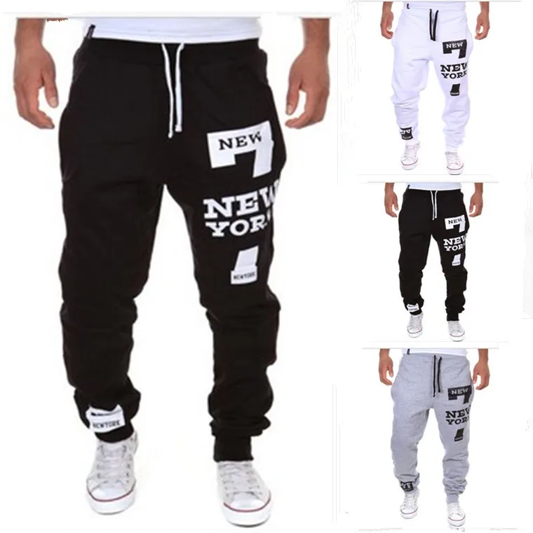 

Ouma Spring And Autumn New Style Simple Fashion Men Casual Athletic Pants with Numbers Printed Letter Athletic Pants Trousers K0
