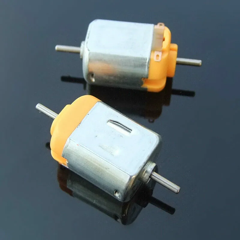 Мини электрический 130 двигатель с двойным валом DC1.5V 6V 3V 3 7 V 11000 об/мин высокого