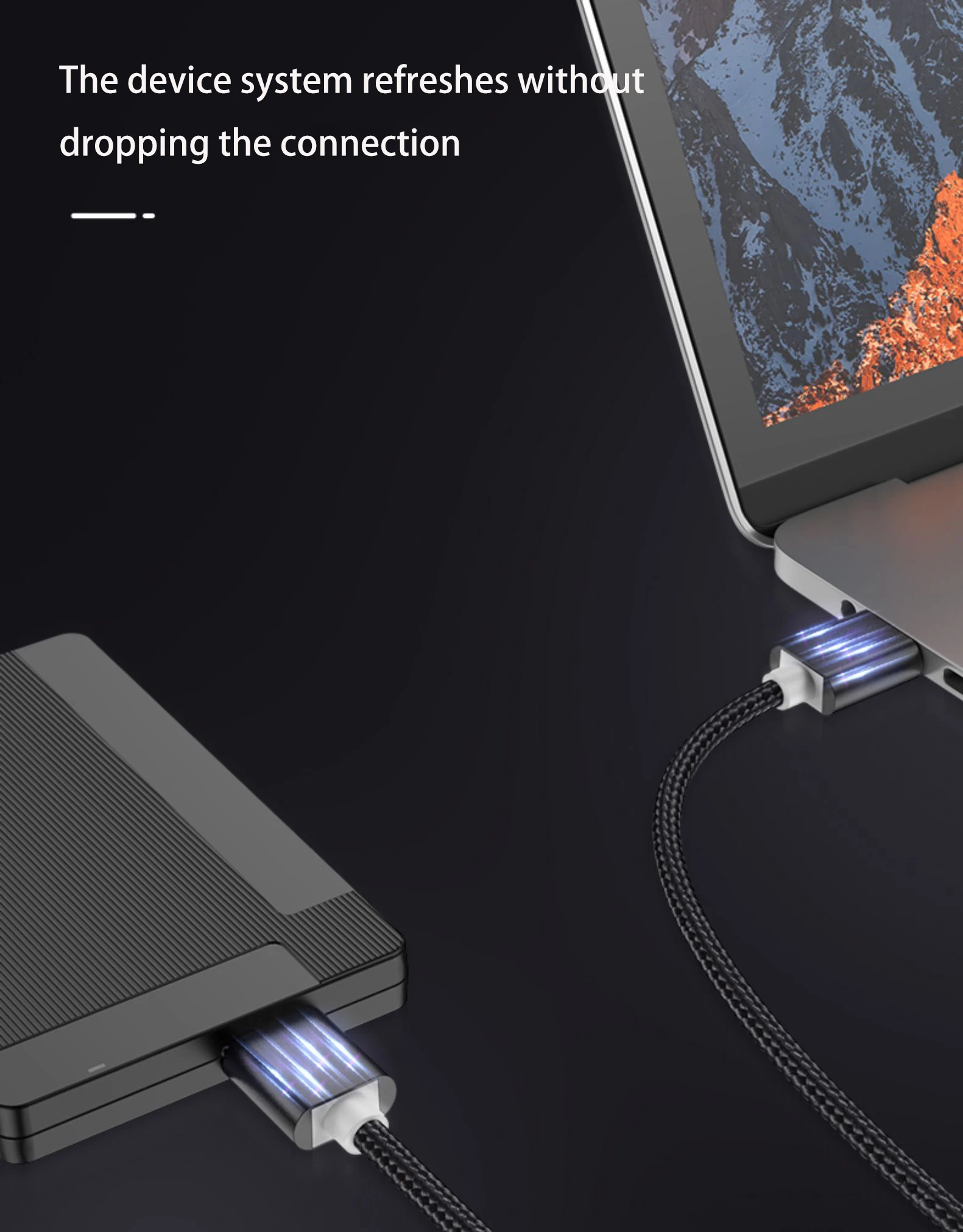 Kebiss-Cable de extensión USB tipo A macho, extensor para radiador, disco duro, Webcom, cámara, AKITECNO.CL