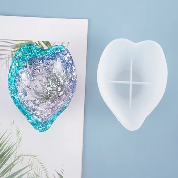 

DIY Crystal Epoxy Mold, Leaf and Dish Storage Table Decoration Set Objective Silicone Mold