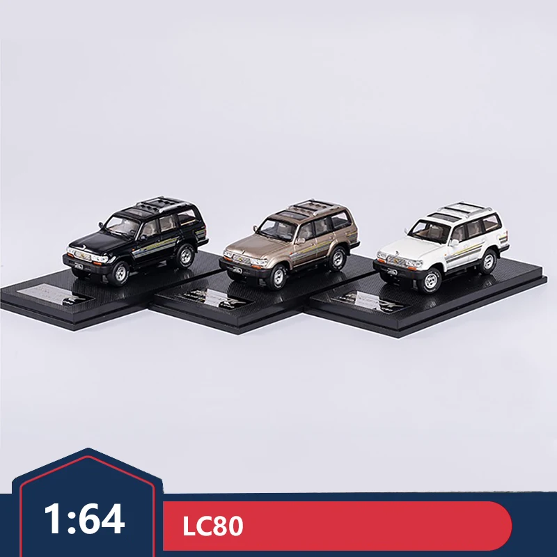 Модель внедорожника Qihui 1/64 Land Cruiser LC80 коллекция моделей автомобилей из сплава |