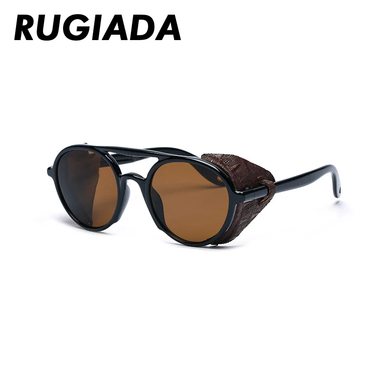 RUGIADA новый бренд ретро поляризованные мужские солнцезащитные очки в стиле