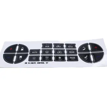 

AC Dash Button Stickers Repair Kit Decal Stickers Replacement Air Conditioner Knob Sticker Car Accessories