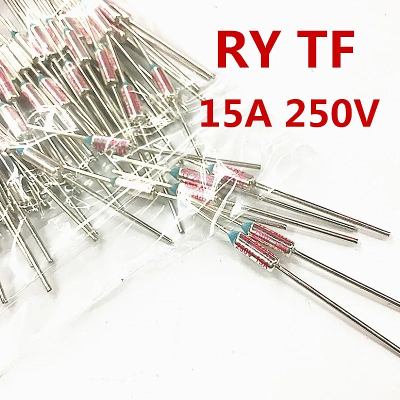 5 шт.-10 шт./предохранитель RY TF 184 240 172 142 121 градусов 184C 240C 172C 142C 121C 15A 250V металлический
