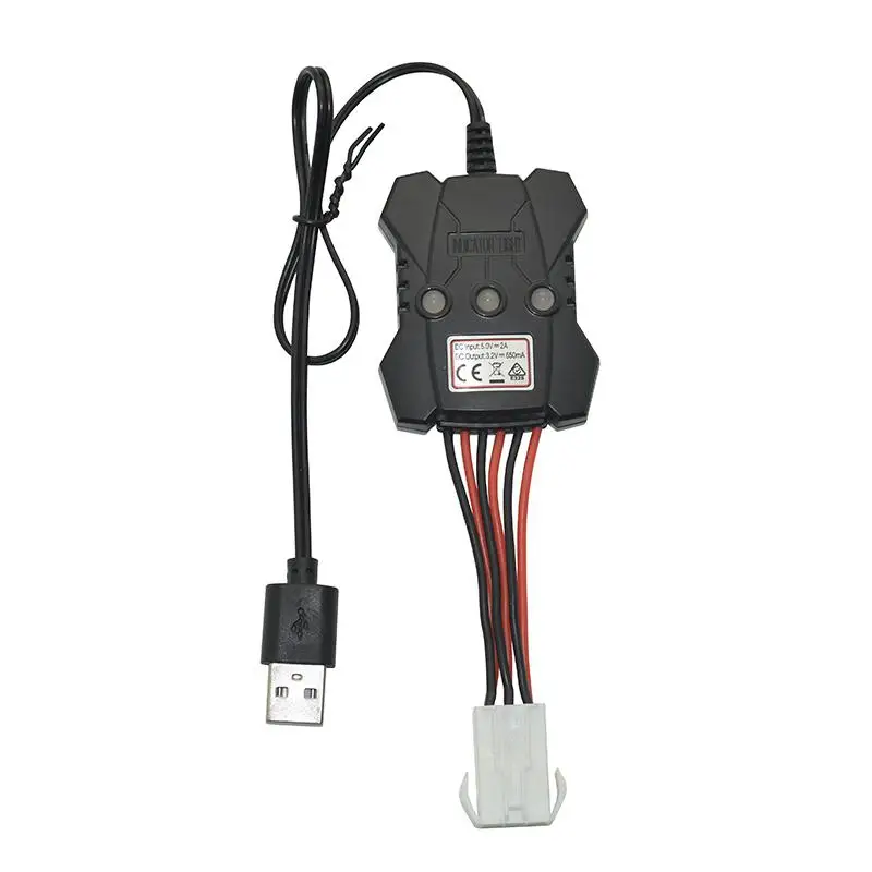 

15-DJ03 USB Charging Line Battery Charger for Hosim XLH S911 S912 9115 9116 RC Truck Car Spare Parts