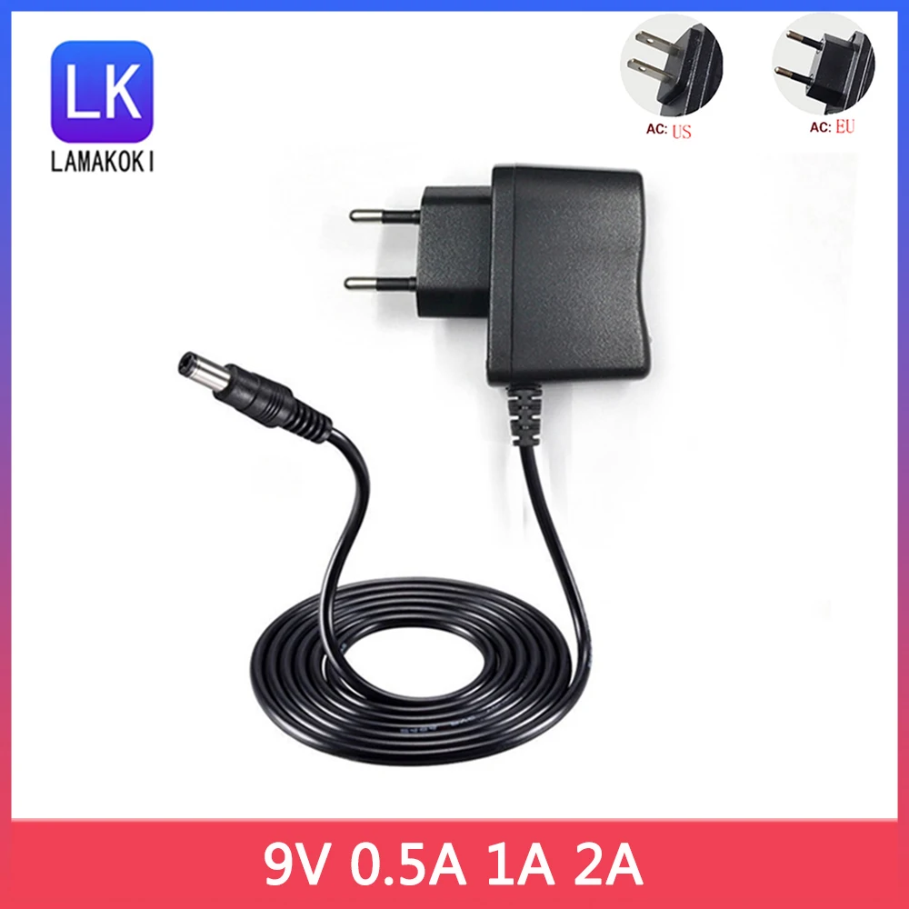 Convertitore 9V 0.5A 1A 2A Del Caricatore Dell'Adattatore Dell'Alimentazione Elettrica Di 9V 500Ma 1000Ma 2000Ma Per Il Router Di Tp-Link T090060 450M