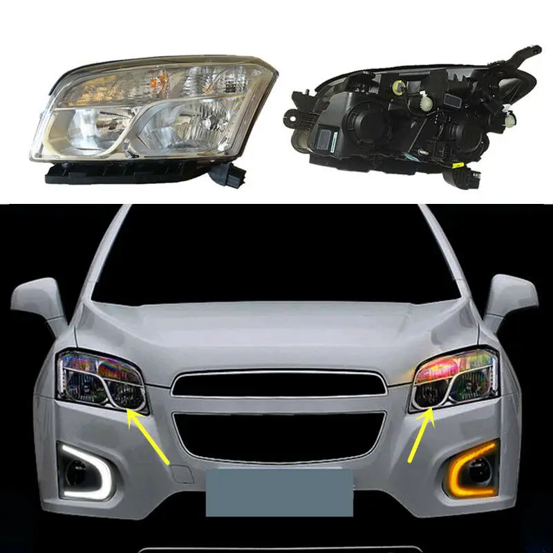 

For Chevrolet Trax 2014 2015 2016 Car HID+Front Headlight Composite Set LED+DRL Light