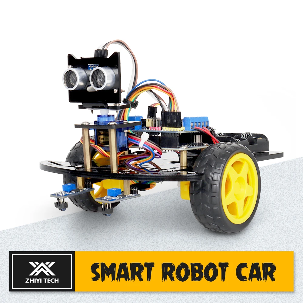 Zhiyitech DIY Robot Car Kit Self-Balancing For Arduino Programming Smart Electronic Kit/STEM Kits for Kids Students | Электронные
