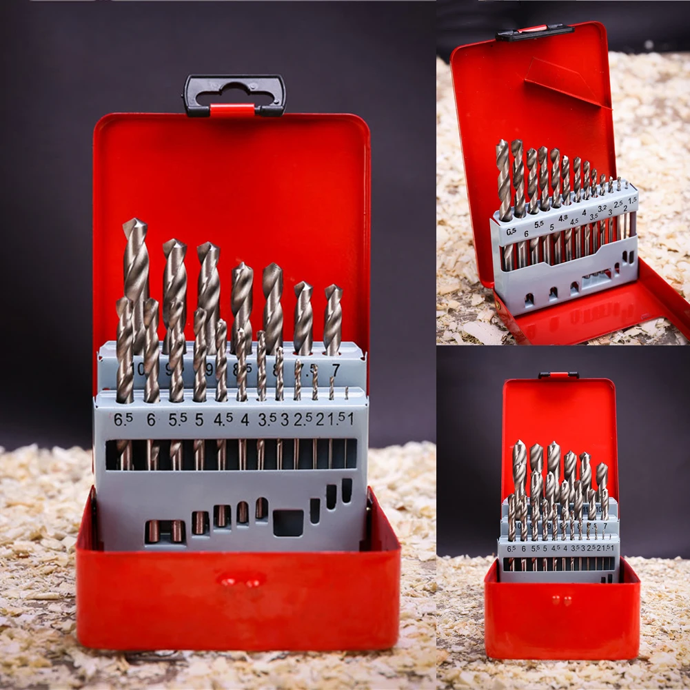 

13/19/25 Pcs 4341# HSS Drill Bit Set 4341# High Speed Steel Hole Opener Tool